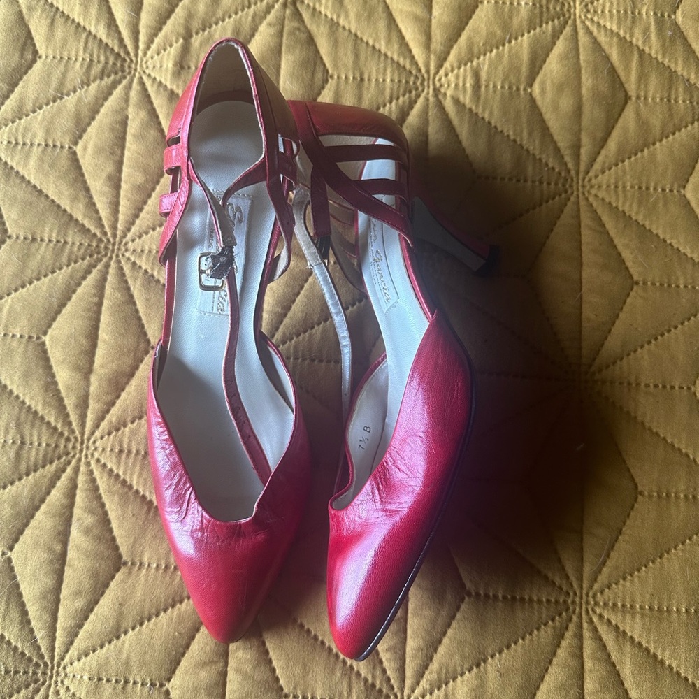 Vintage red heels